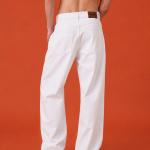 White Baggy Fit Jeans