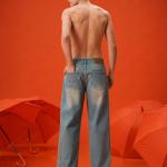 Vintage Blue Baggy Fit Jeans