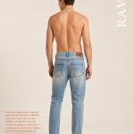 Light Blue Washed Distressed Slim Fit Jeans