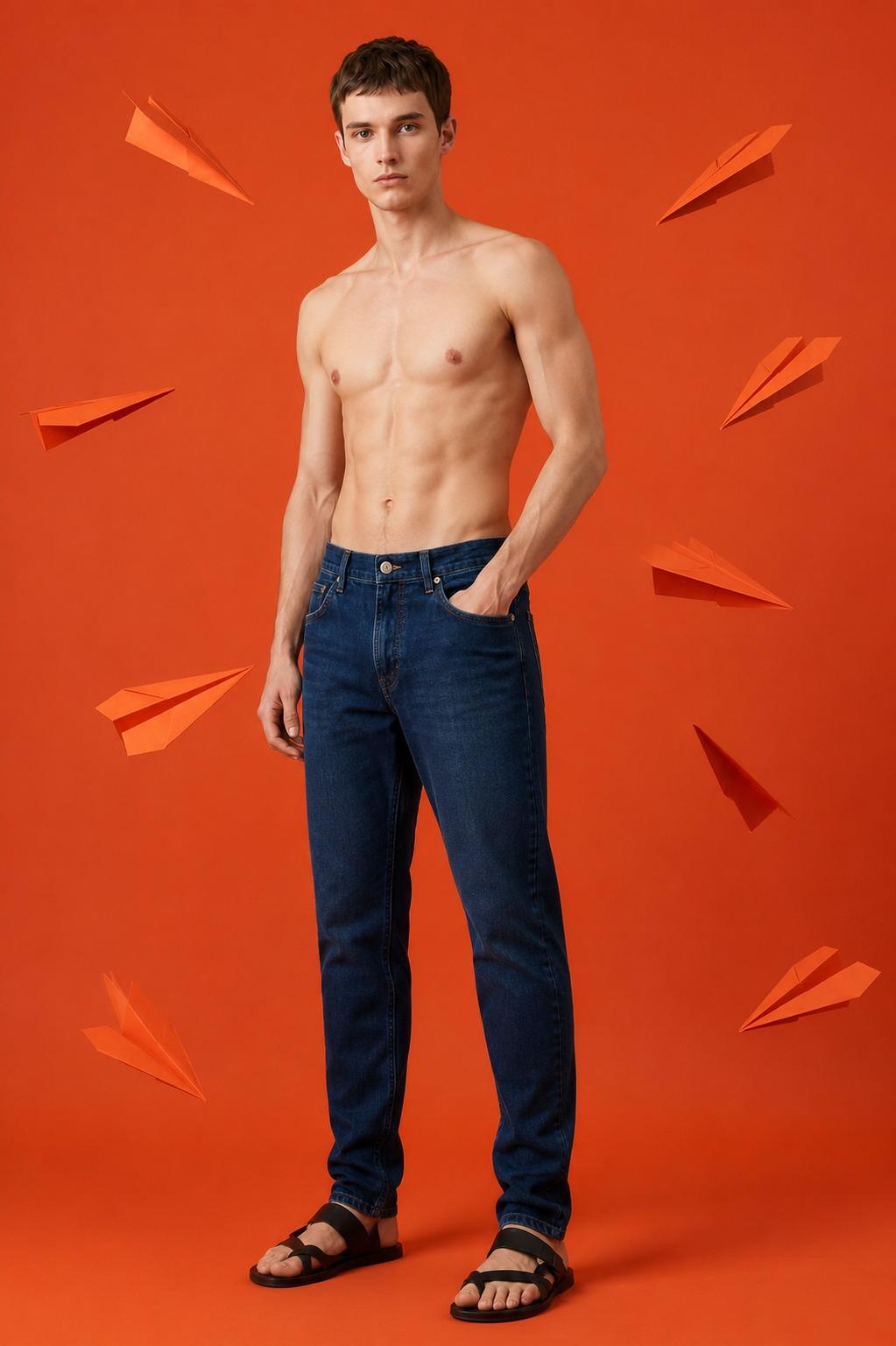 Dark Indigo Ankle-Fit