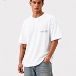 Boundless Art Flower oversized T-shirt White