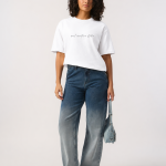 Oversized Apocalyptic Rabbit Graphic T-Shirt