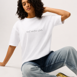 Oversized Apocalyptic Rabbit Graphic T-Shirt