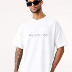 Oversized Apocalyptic Rabbit Graphic T-Shirt