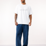 Oversized Apocalyptic Rabbit Graphic T-Shirt