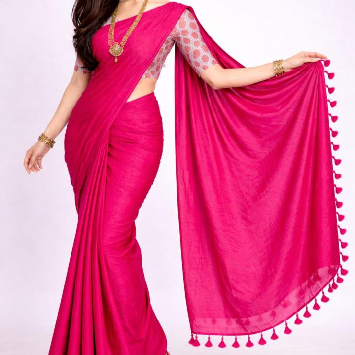 Premium Khadi Cotton Saree – with Kalamkari Blouse Elegance