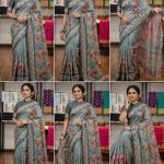 Ethereal Bloom Kota Cotton Saree