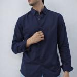 Classic Deep Navy Blue Shirt