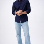 Classic Deep Navy Blue Shirt