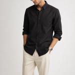 Premium Classic Black Shirt - Button Down